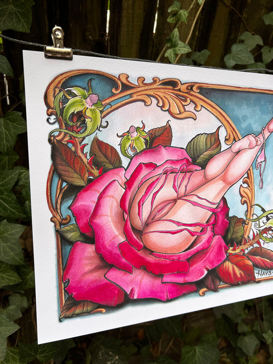 Smell the Roses Print