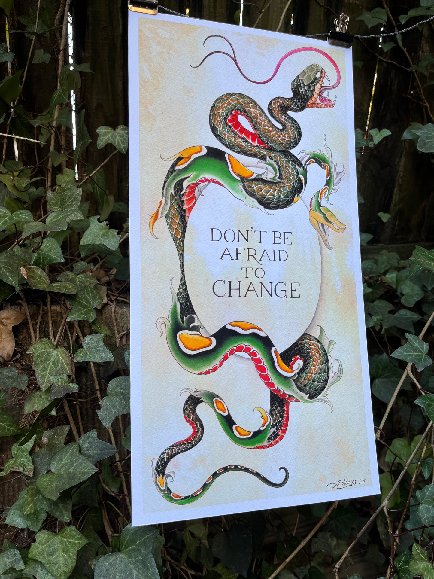 Don’t Be Afraid to Change Print