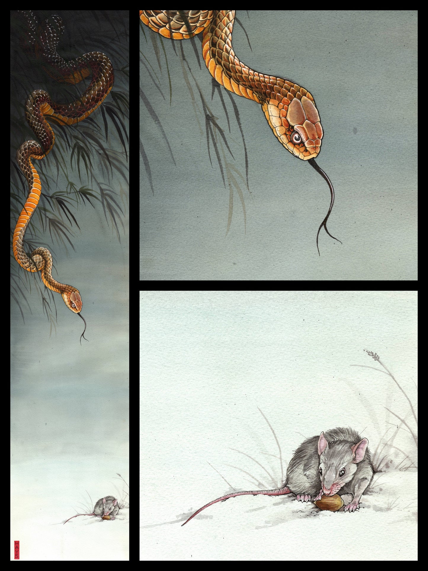 SMALL Don’t Breathe Snake Print