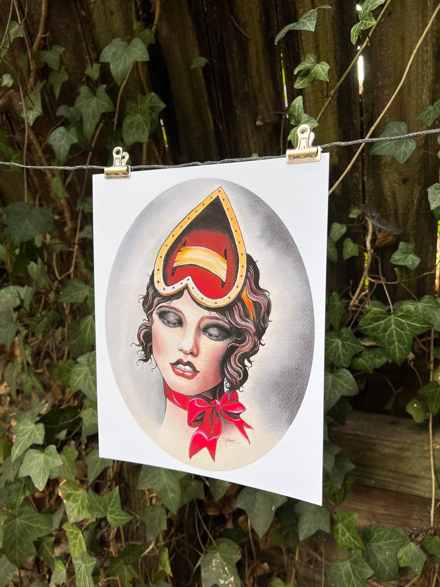 Queen of Hearts Print