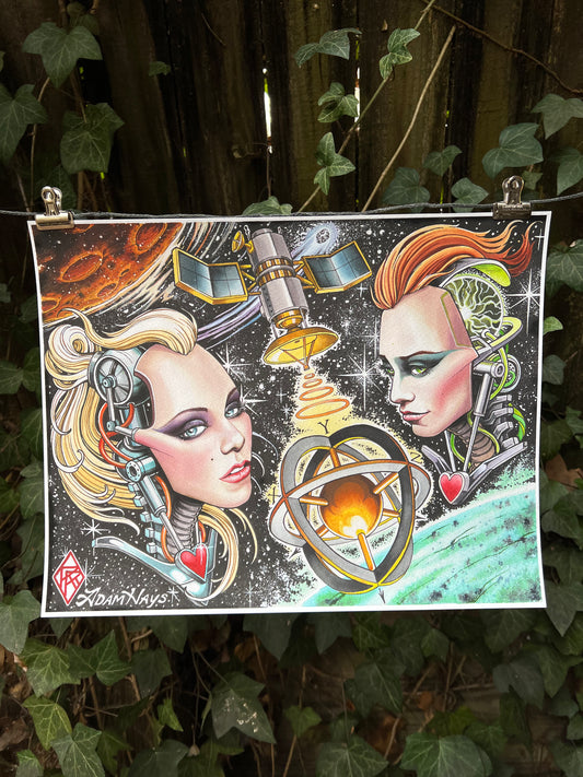 Space Babes Flash sheet