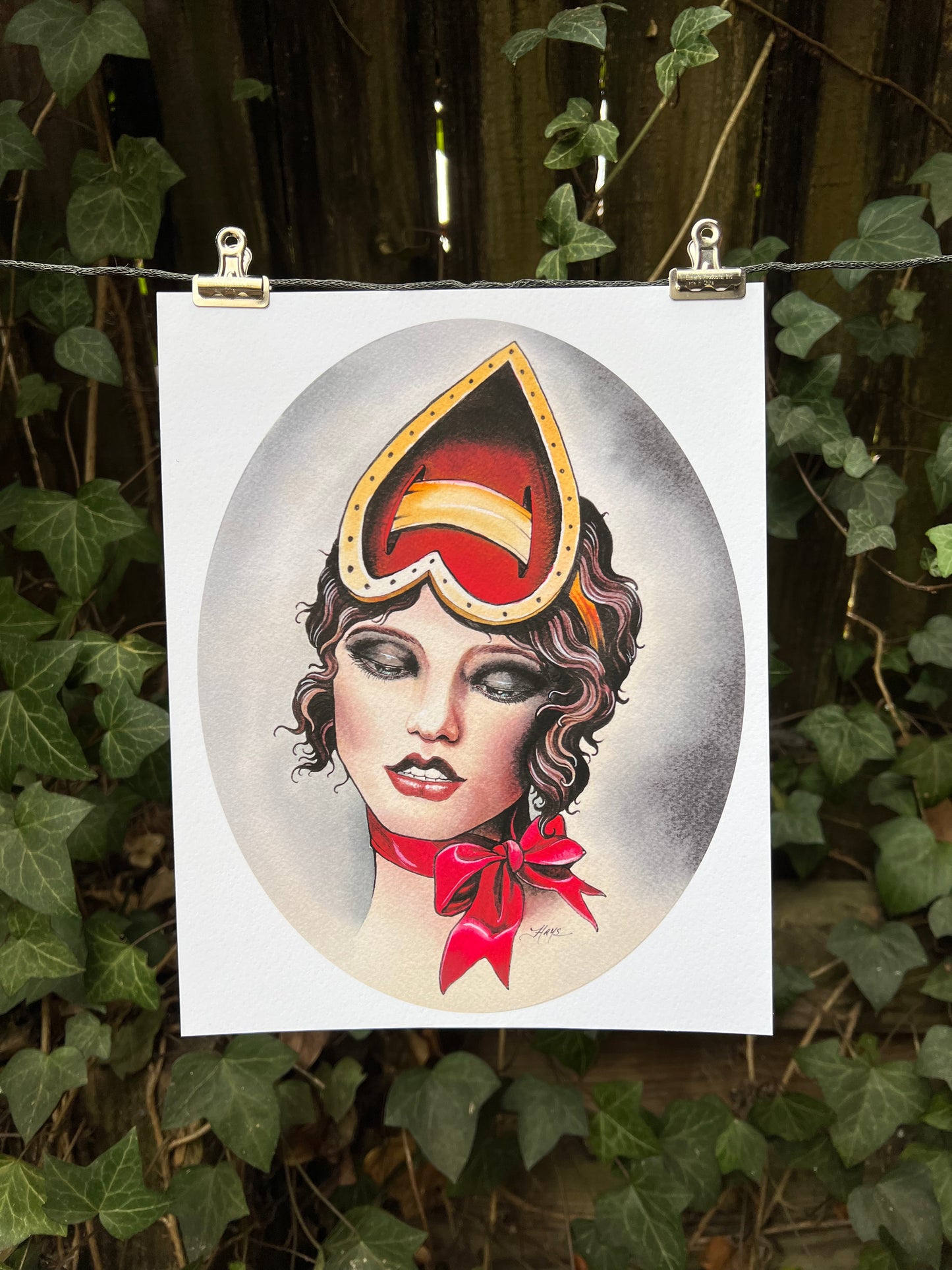 Queen of Hearts Print