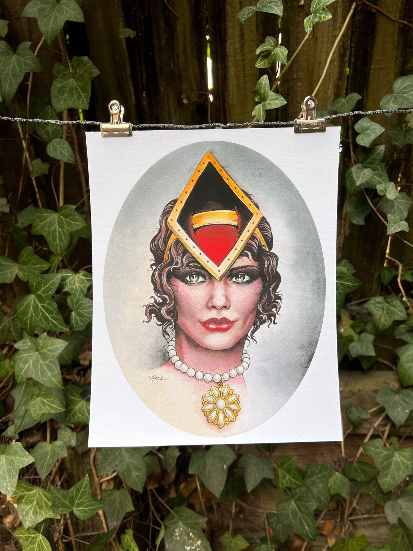 Queen of Diamonds Print