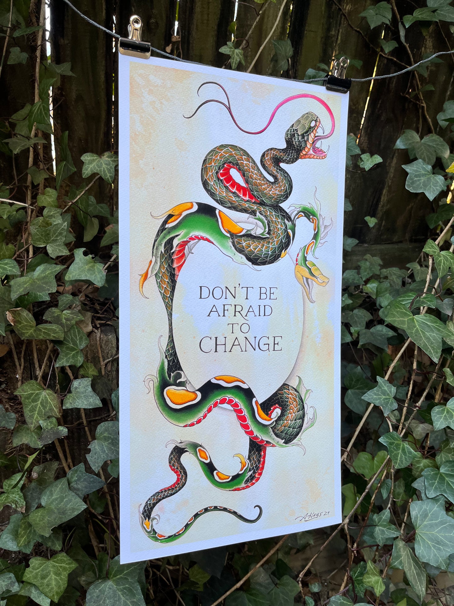 Don’t Be Afraid to Change Print